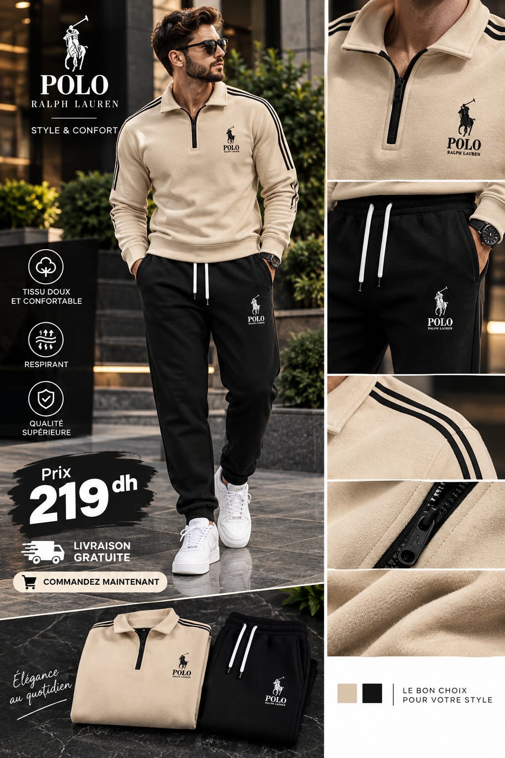 ens polo sweat